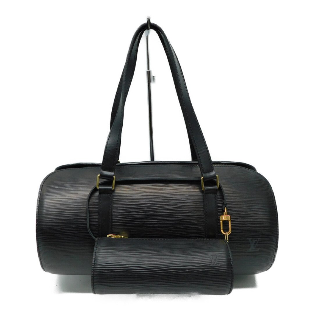 LOUIS VUITTON　ルイヴィトン　スフロ　M52222　ポーチ付　エピ/ノワール　ゴールド金具　ハンドバッグ　ブラック　お出かけ　カジュアル　シンプル　レディース　ウィメンズ　ギフト　プレゼント包装可【中古】　新居浜店