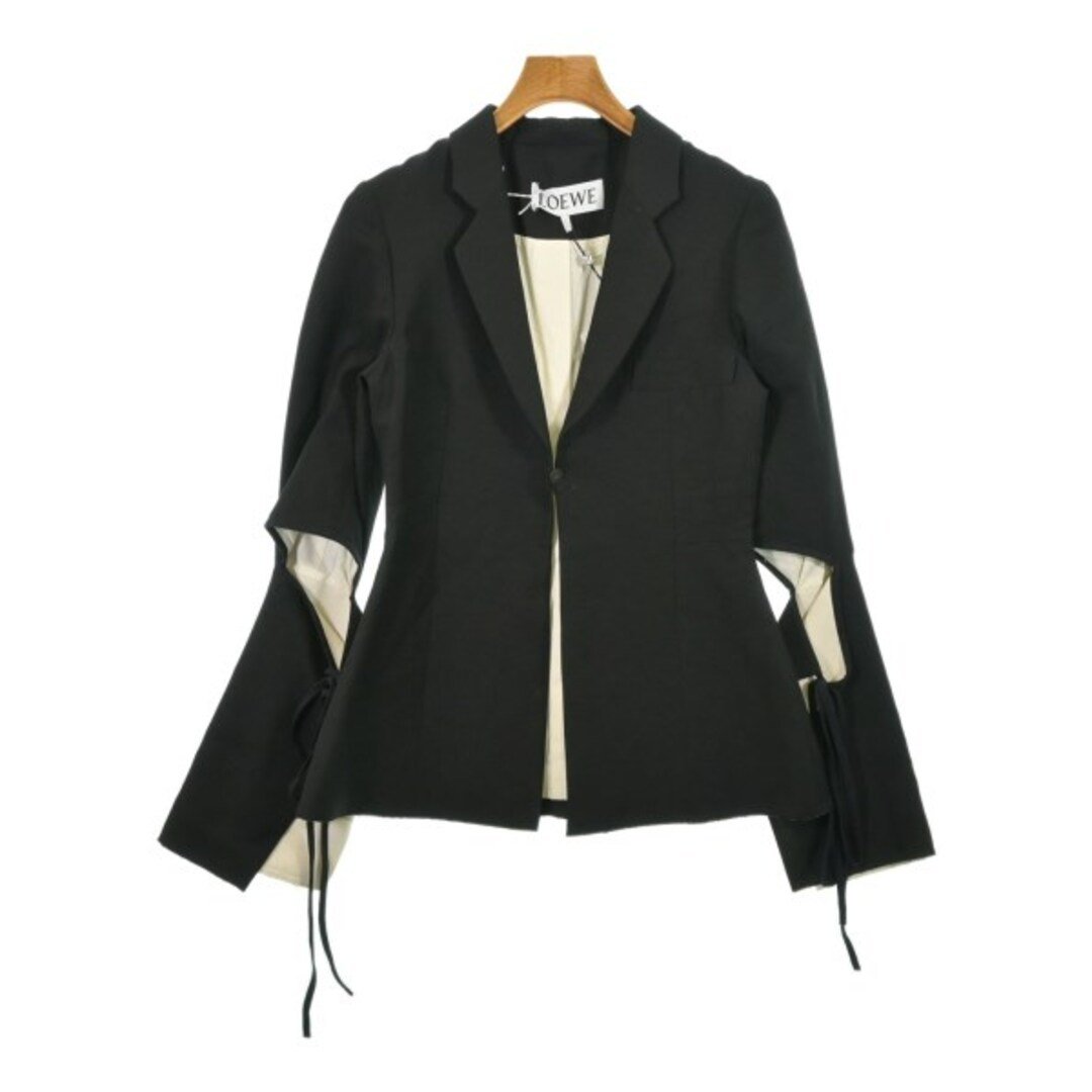 LOEWE ロエベ カジュアルジャケット XS 黒 【古着】【中古】【送料無料】